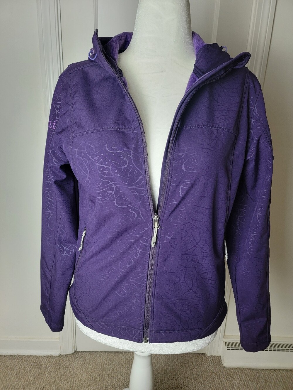 Double Diamond Vail Women’s Jacket/Coat Size Small, Purple, Fleece Interior